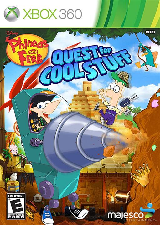 دیسک بازی Phineas And Ferb Quest For Cool Stuff مخصوص XBOX 360